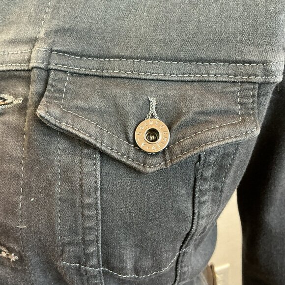 Adriano Goldschmied Robyn Womens Jacket XS Denim Button Front Stretch - Picture 7 of 13